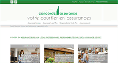 Desktop Screenshot of concorde-assurance.com